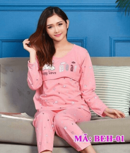 bộ đồ sau sinh đồ mặc nhà sau sinh mommy
