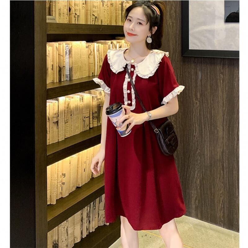 Váy Bầu Suông Đẹp, Style Công Sở Mới Nhất (Siêu Dễ Thương) 12 váy bầu suông đẹp
