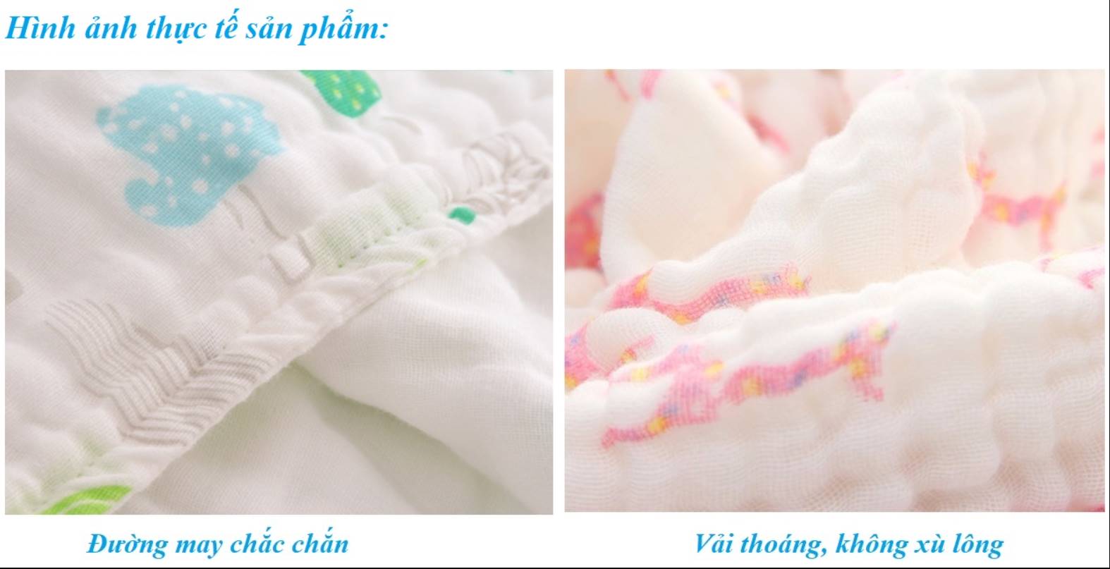 Khăn tắm sợi tre cho bé Tata&Coco hộp 2 chiếc, sợi tre sinh học, an toàn cho bé 19 ảnh thực tế khăn tắm sợi tre
