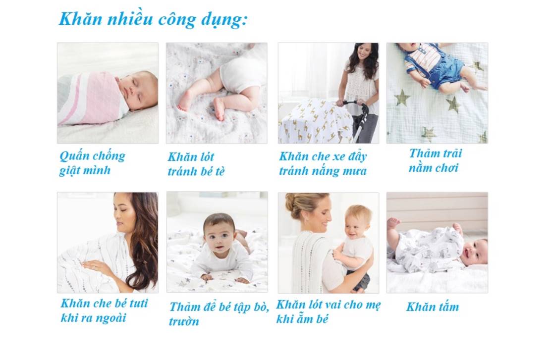 Khăn tắm sợi tre cho bé Tata&Coco hộp 2 chiếc, sợi tre sinh học, an toàn cho bé 20 công dụng khăn tắm sợi tre cho bé